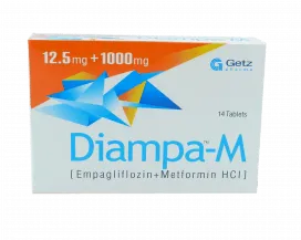 DIAMPA-M-12.51000MG.png Diampa-M 12.5gm+1000mg Tablets