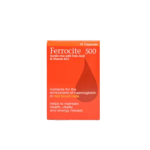 Ferrocite 500mg Capsules 15s
