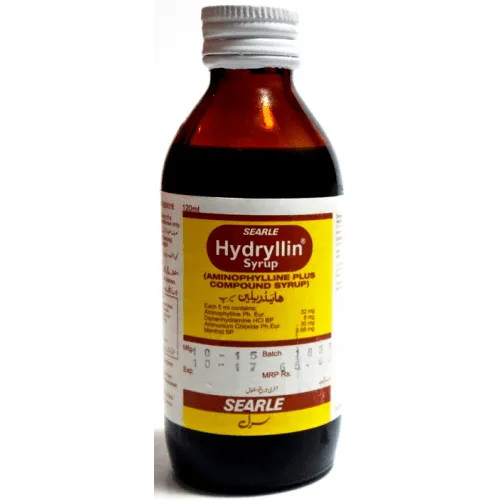 Hydryllin-suspension.png Hydryllin 120ml Syrup