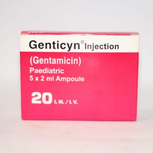 Genticyn 20mg 2ml 5Amp Paeds Inj
