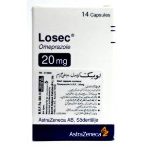 Losec 20mg Capsules 14's