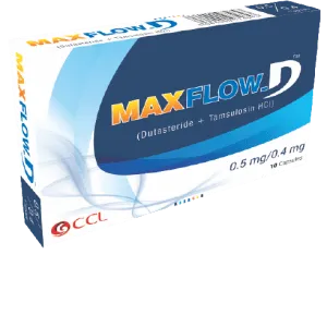 Maxflow-D 0.5mg/0.4mg Capsules