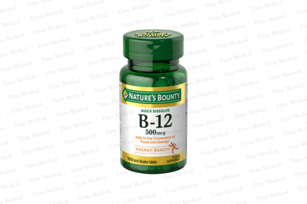 Nature’s Bounty VIT B-12 500MG 100CT