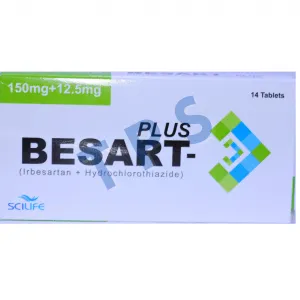 Besart Plus 150mg+12.5mg Tablets