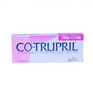 Co-Trupril 20/12.5mg Tablets