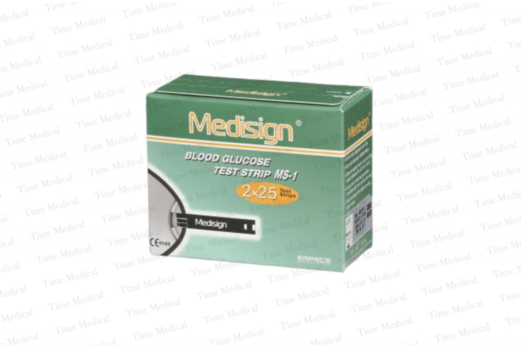 Medisign Blood Glucose Strip 2x25s Time Medical