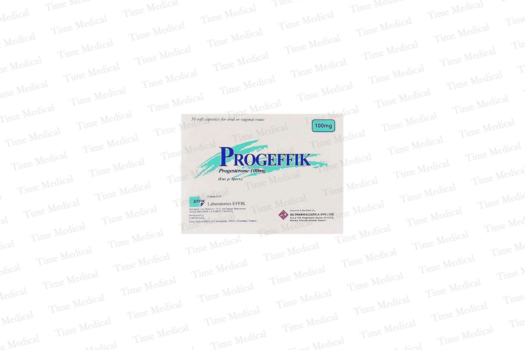 Progeffik Capsule 100mg - Time Medical