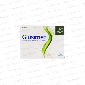 Glusimet tablets 50mg+1000mg