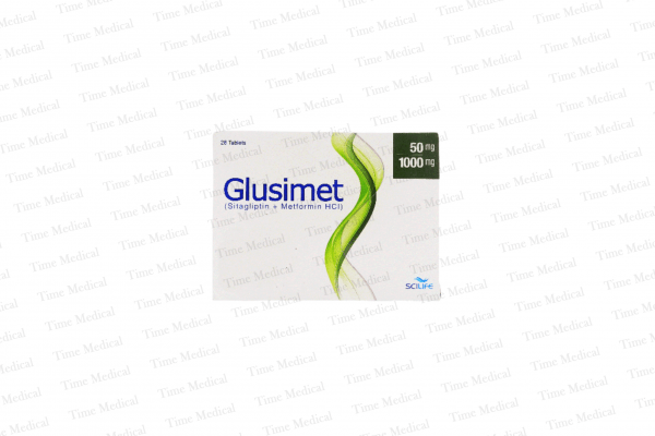 Glusimet tablets 50mg+1000mg