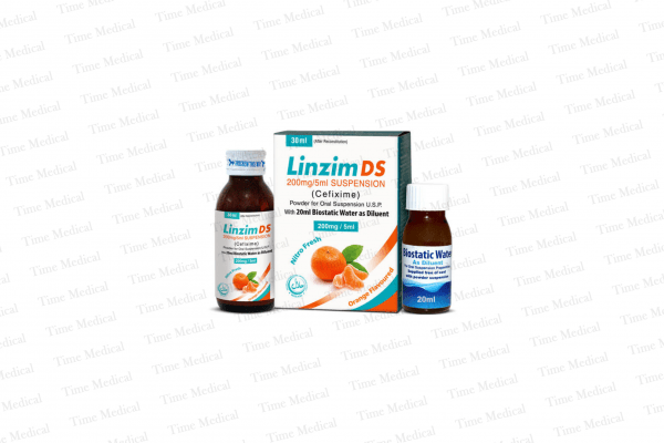 Linzim Ds Suspension 200mg/5ml