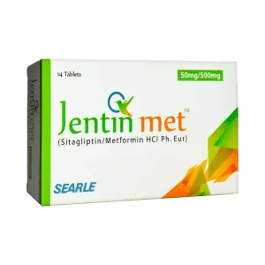Jentin Met 50/500mg Tablets