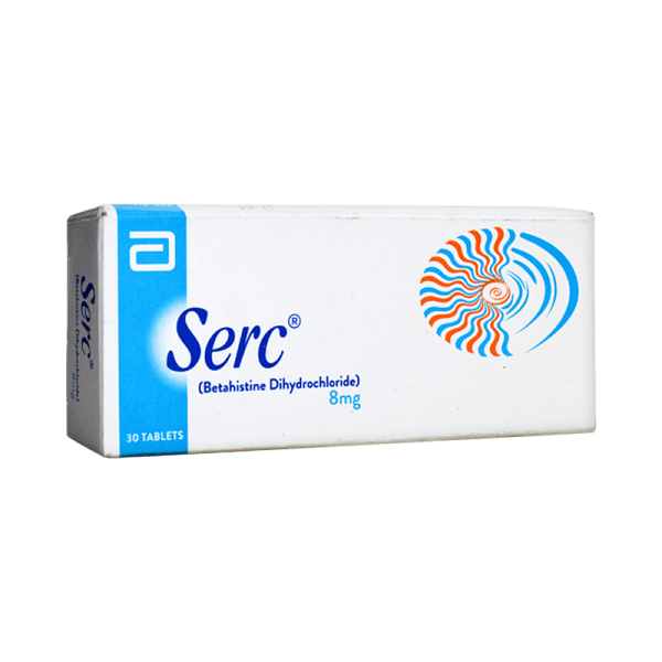 Serc 8mg Tablets - Time Medical