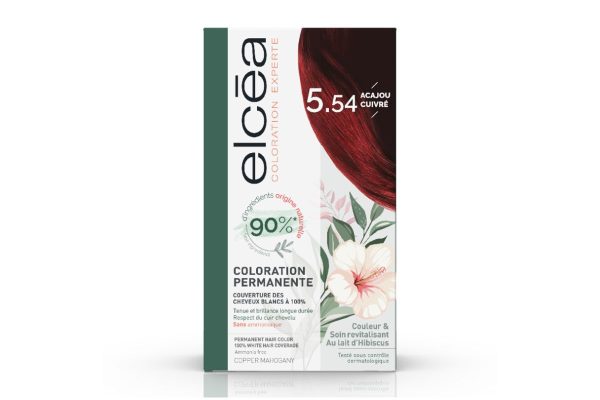 ELCEA Copper Mahogany Permanent Hair Color 5.54