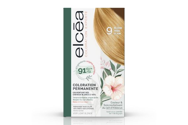 Elcea 9 blond tres clair ELCEA Very Light Blonde Permanent Hair Color – 9