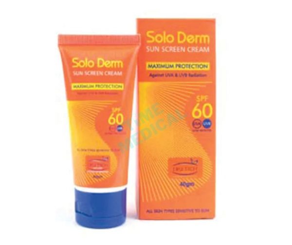 Solo Derm SPF 60 cream