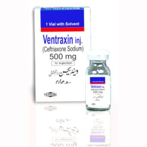 VENTRAXIN 500MG INJ 1 VIAL