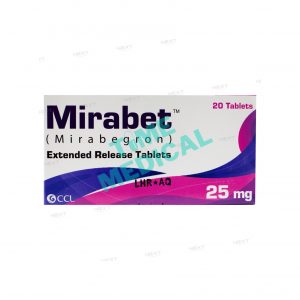 mirabet 25mg tab