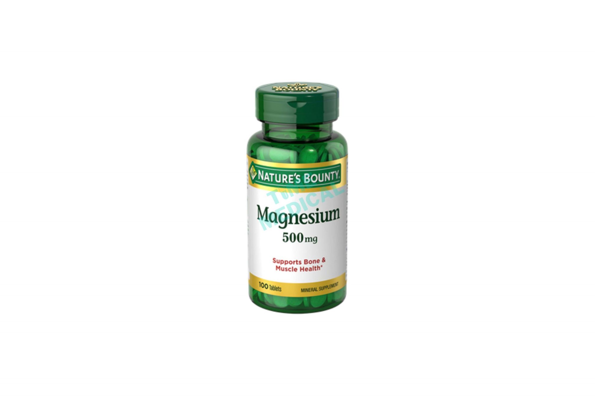 Nature's bounty magnesium 500mg tablets Time Medical