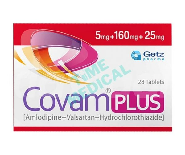 COVAM PLUS 5/160/25MG TAB