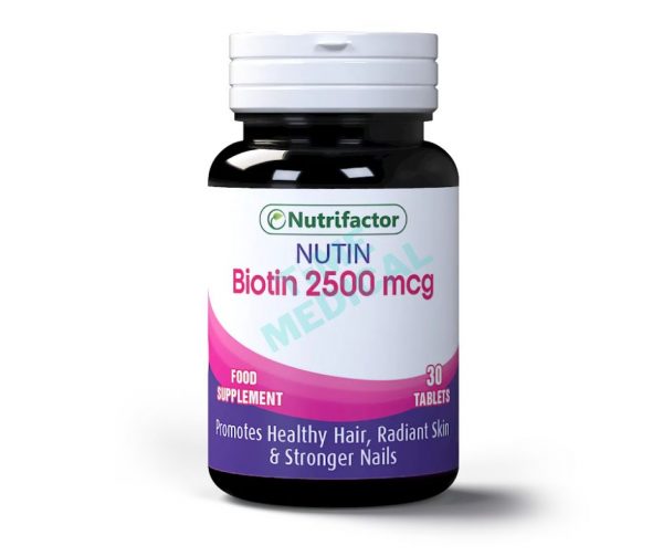 NUTIN BIOTIN 5000MCG TAB