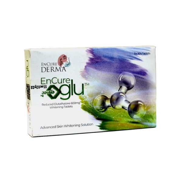 EnCure glu Glutathione 600mg Whitening Tablets